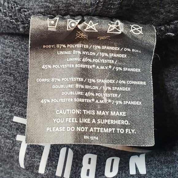 Nobull Women's Size L High-Rise Matte Tight 21" Gray - Picture 6 of 8